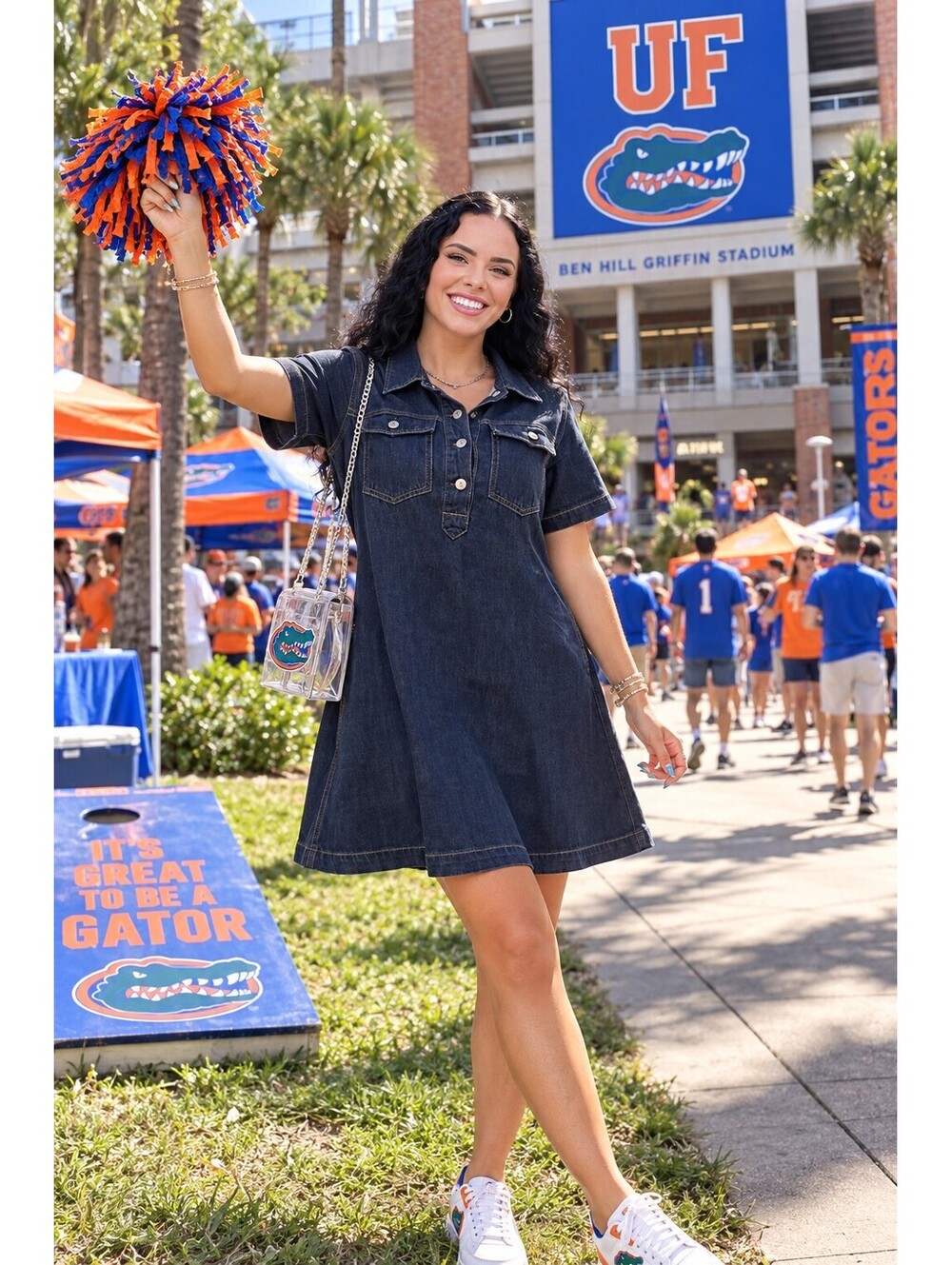 Gap denim dress